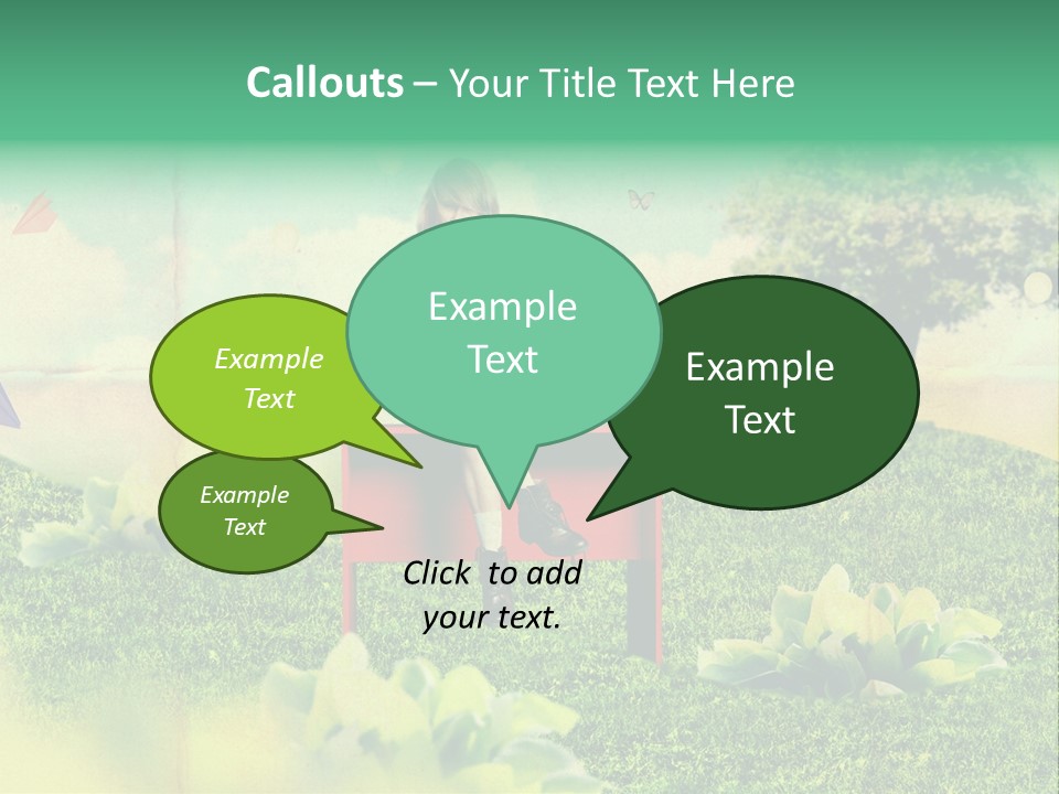 Day Landscape Colour PowerPoint Template