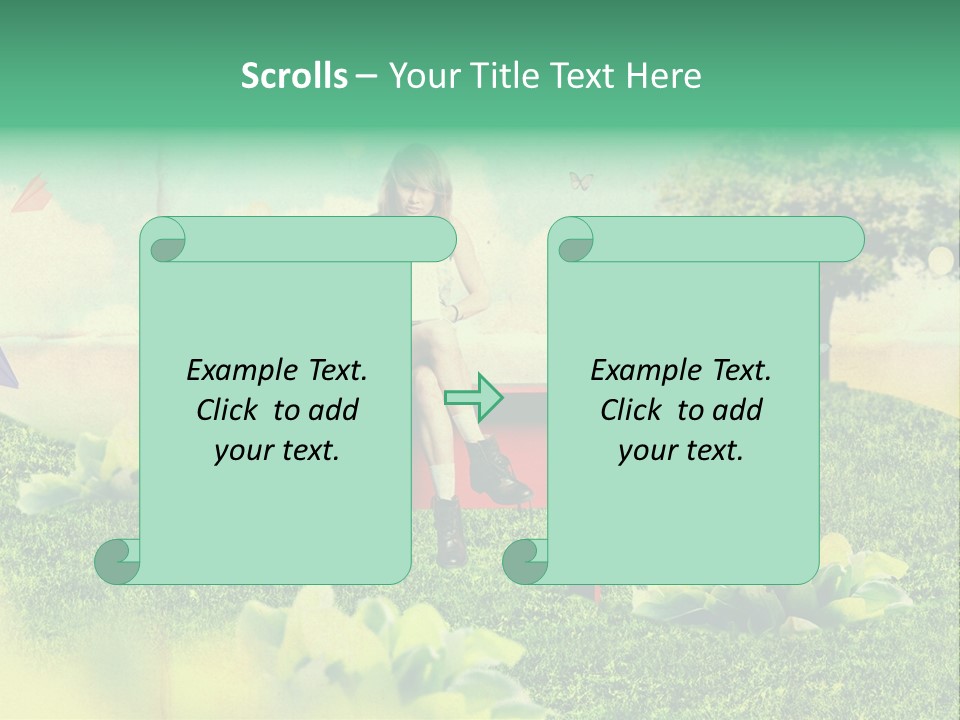 Day Landscape Colour PowerPoint Template