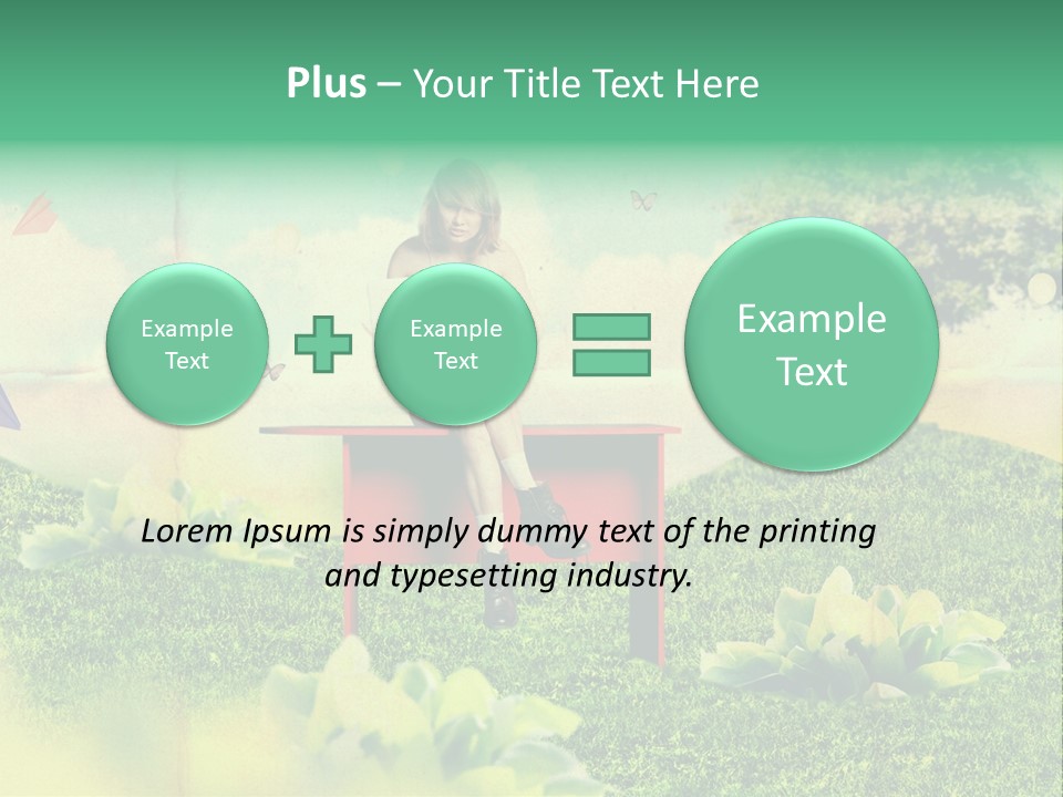 Day Landscape Colour PowerPoint Template