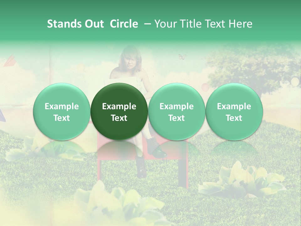 Day Landscape Colour PowerPoint Template