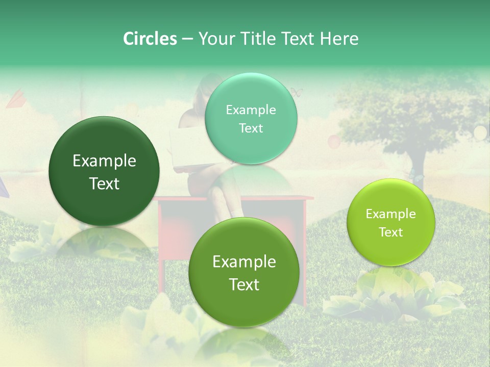 Day Landscape Colour PowerPoint Template