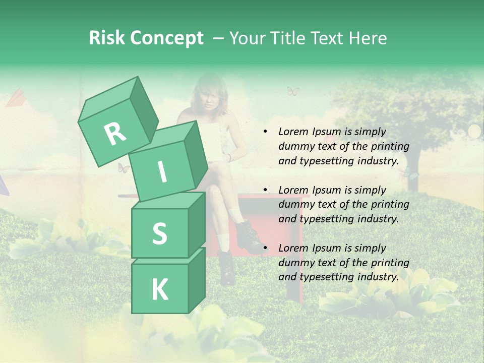 Day Landscape Colour PowerPoint Template