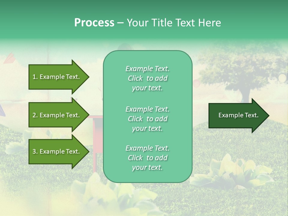 Day Landscape Colour PowerPoint Template
