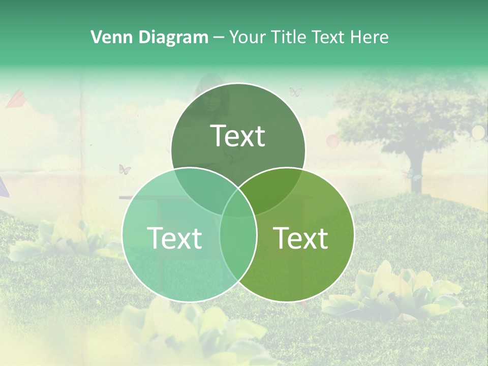 Day Landscape Colour PowerPoint Template