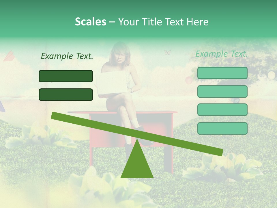 Day Landscape Colour PowerPoint Template