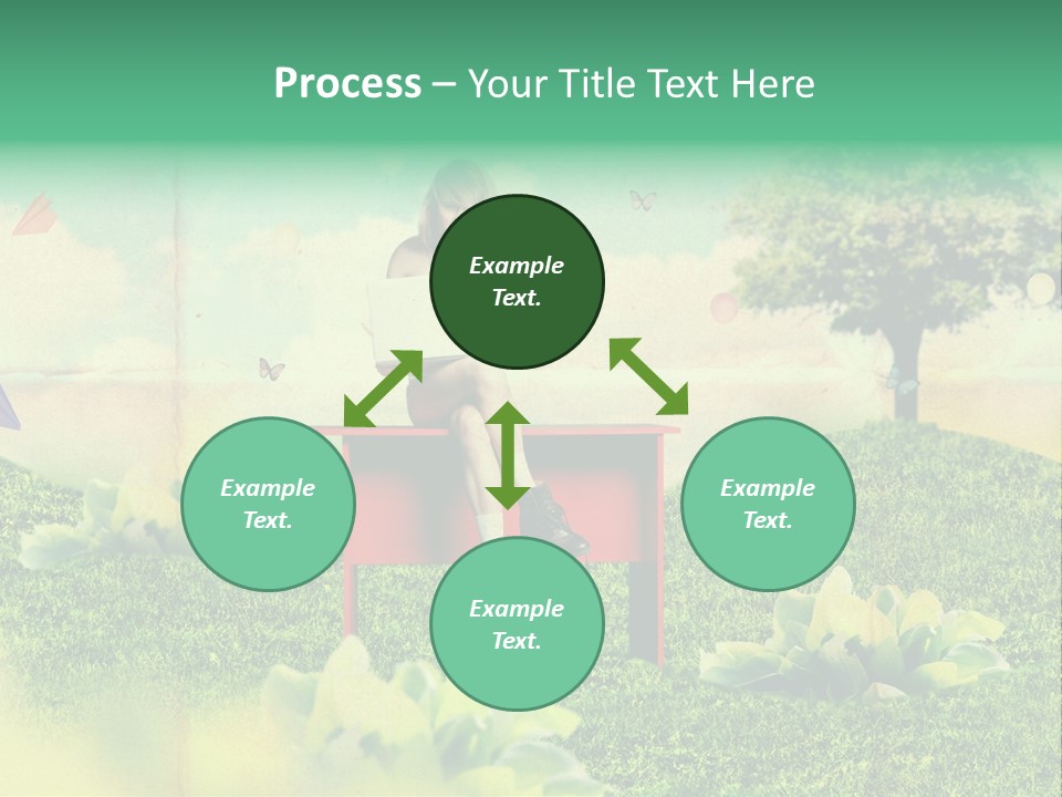 Day Landscape Colour PowerPoint Template