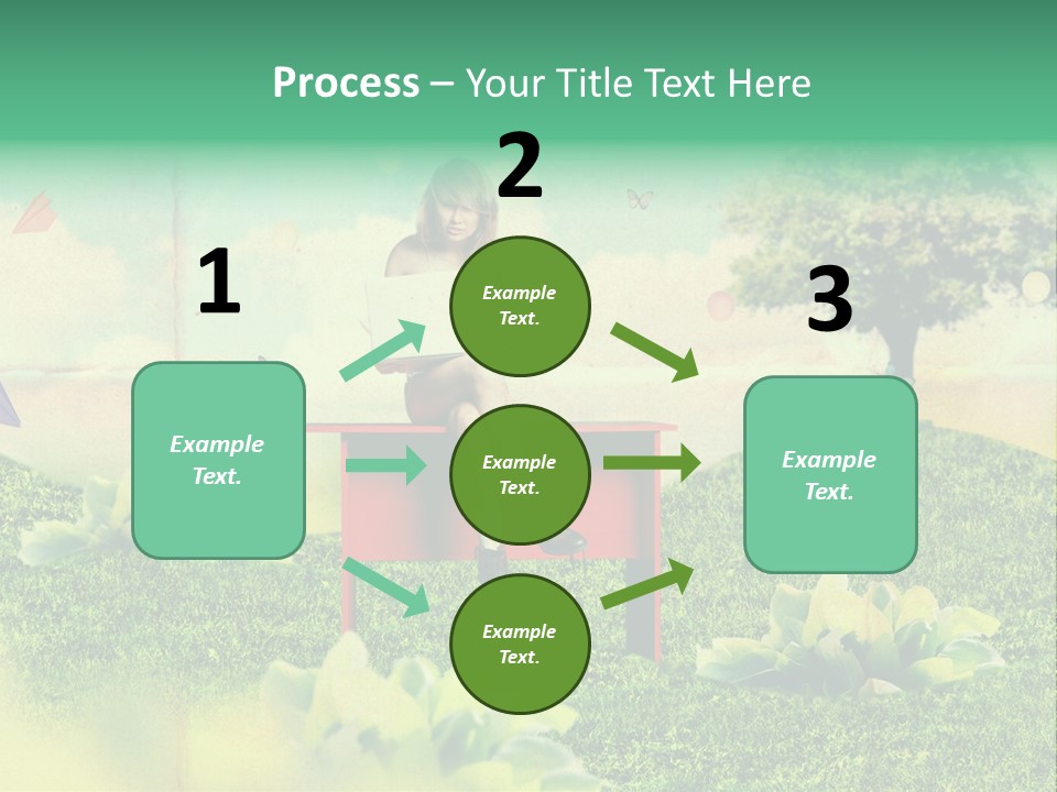 Day Landscape Colour PowerPoint Template