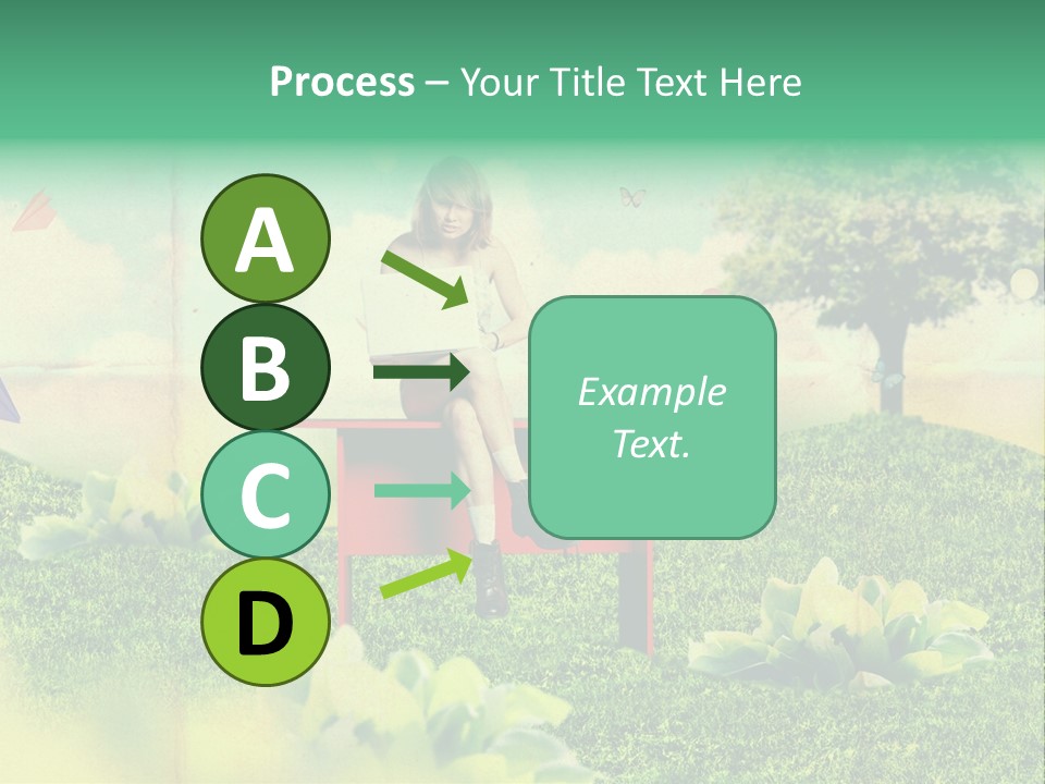 Day Landscape Colour PowerPoint Template