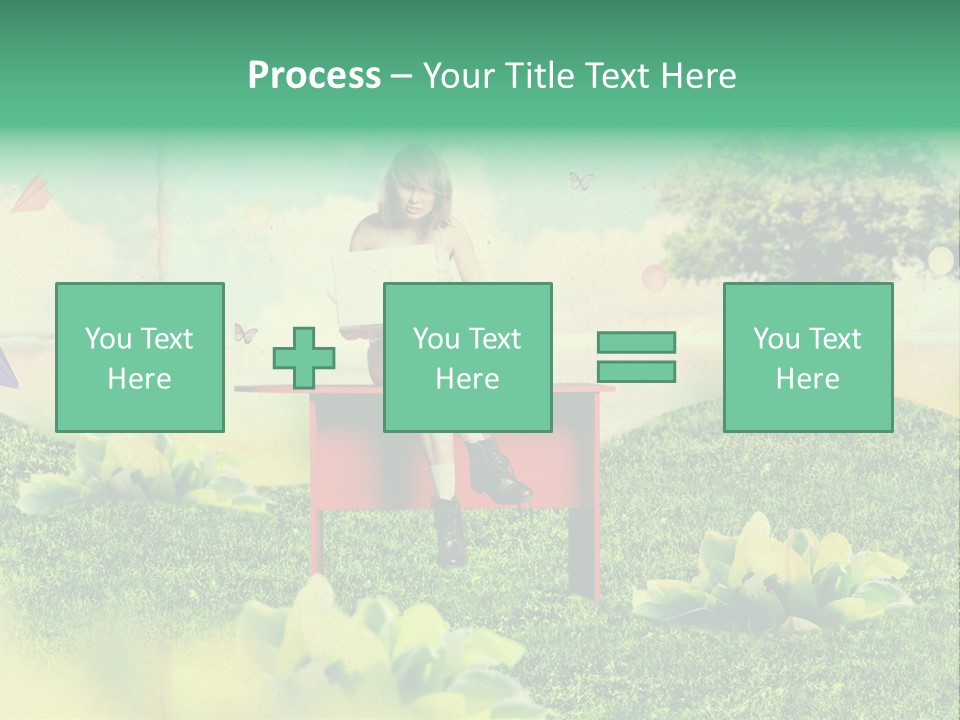 Day Landscape Colour PowerPoint Template