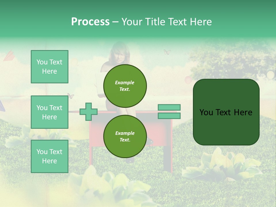 Day Landscape Colour PowerPoint Template