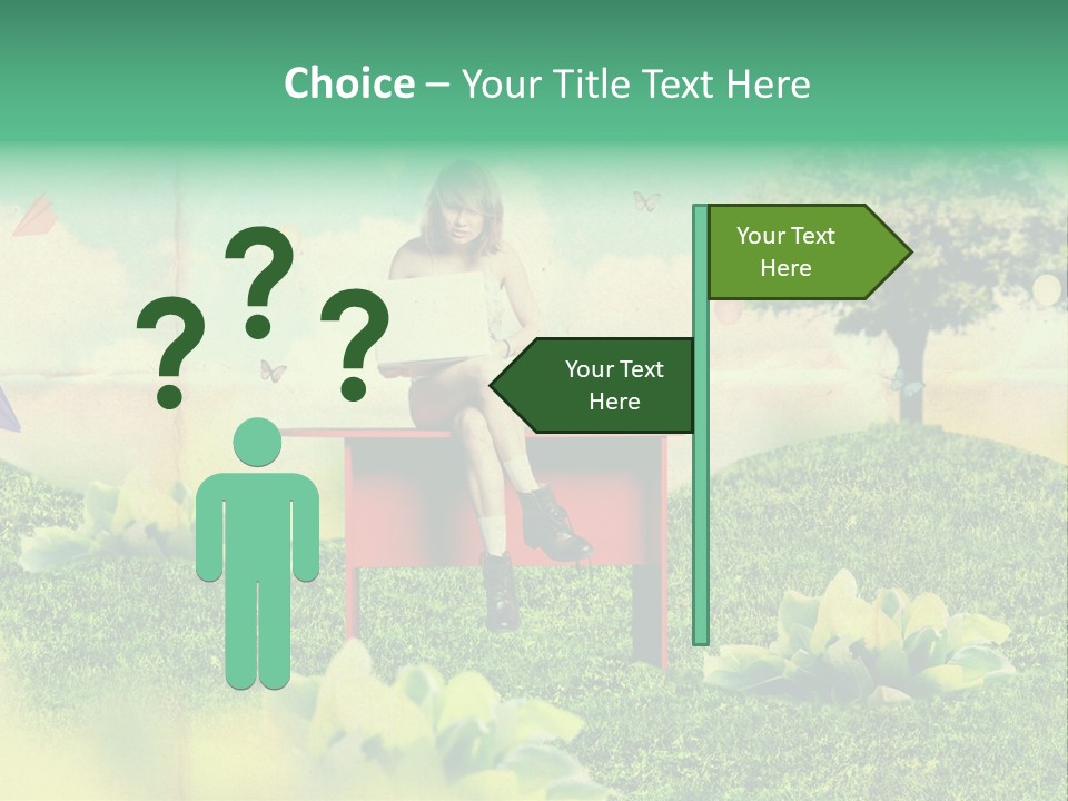 Day Landscape Colour PowerPoint Template