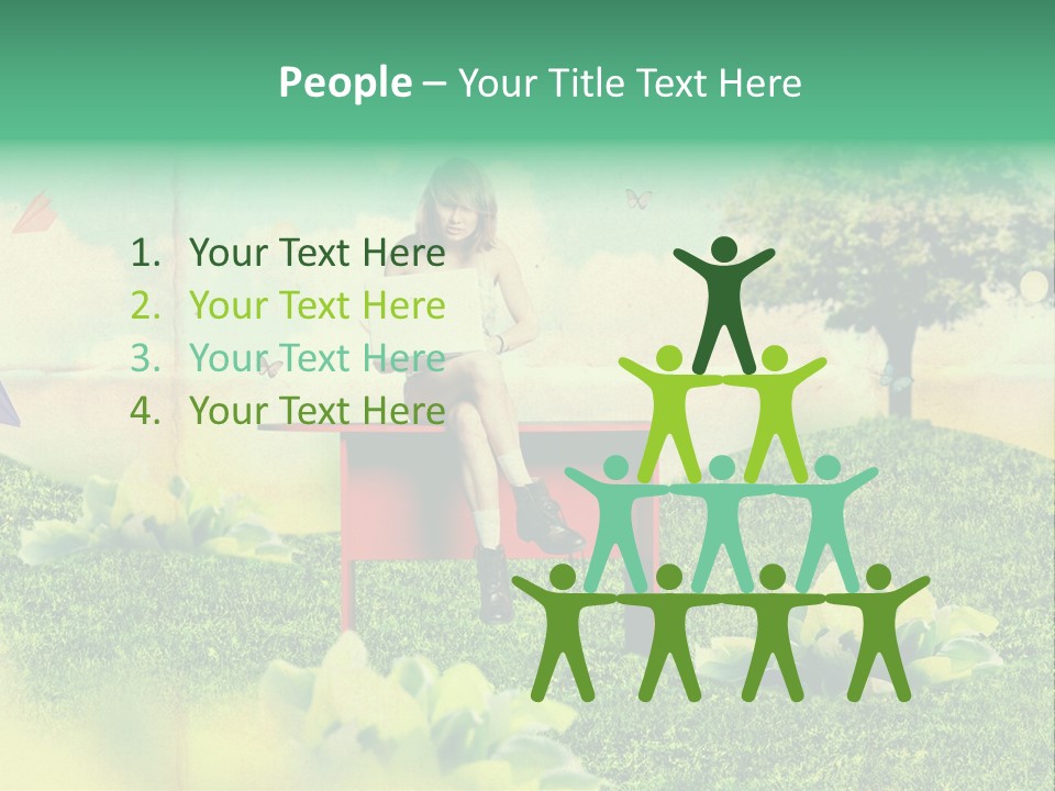 Day Landscape Colour PowerPoint Template