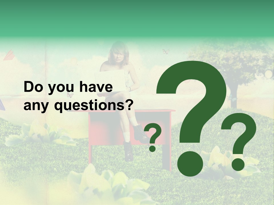 Day Landscape Colour PowerPoint Template