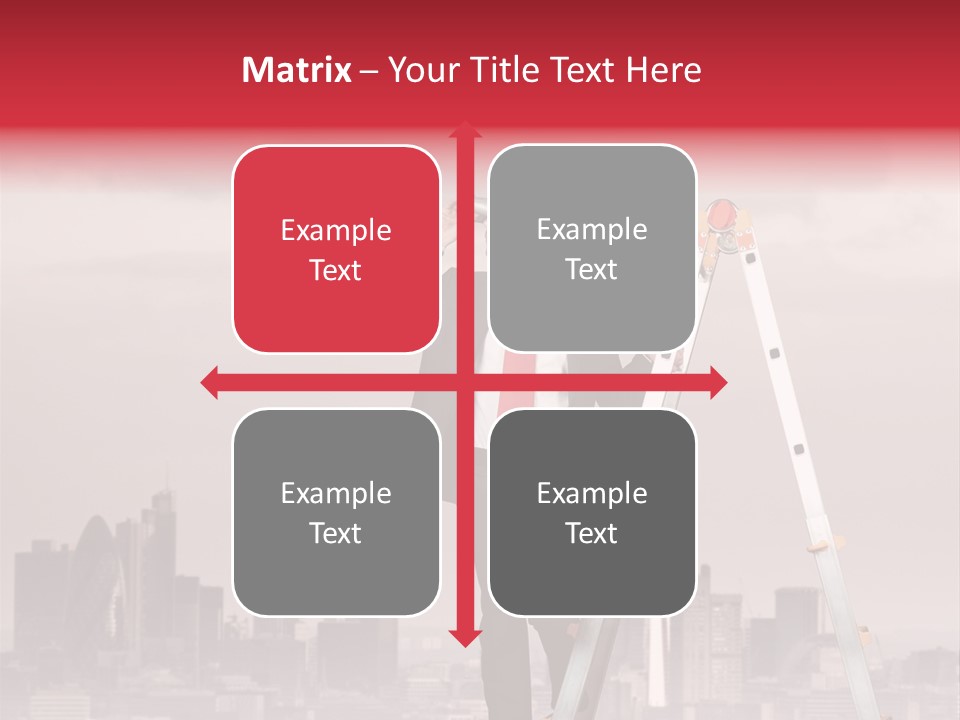Executive Person Cloud PowerPoint Template