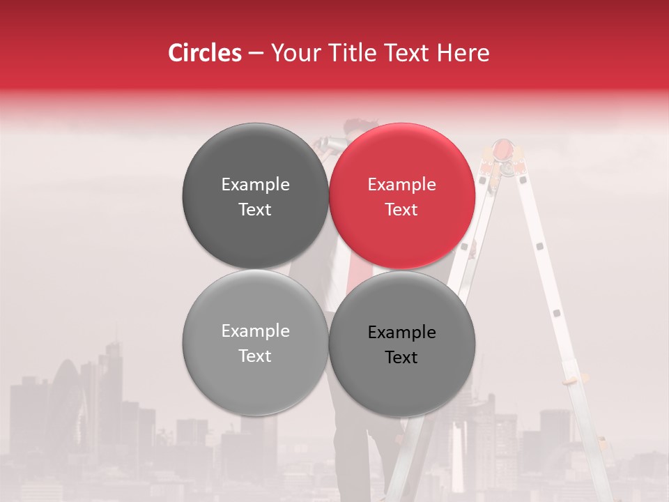 Executive Person Cloud PowerPoint Template