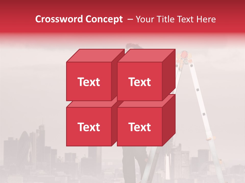Executive Person Cloud PowerPoint Template