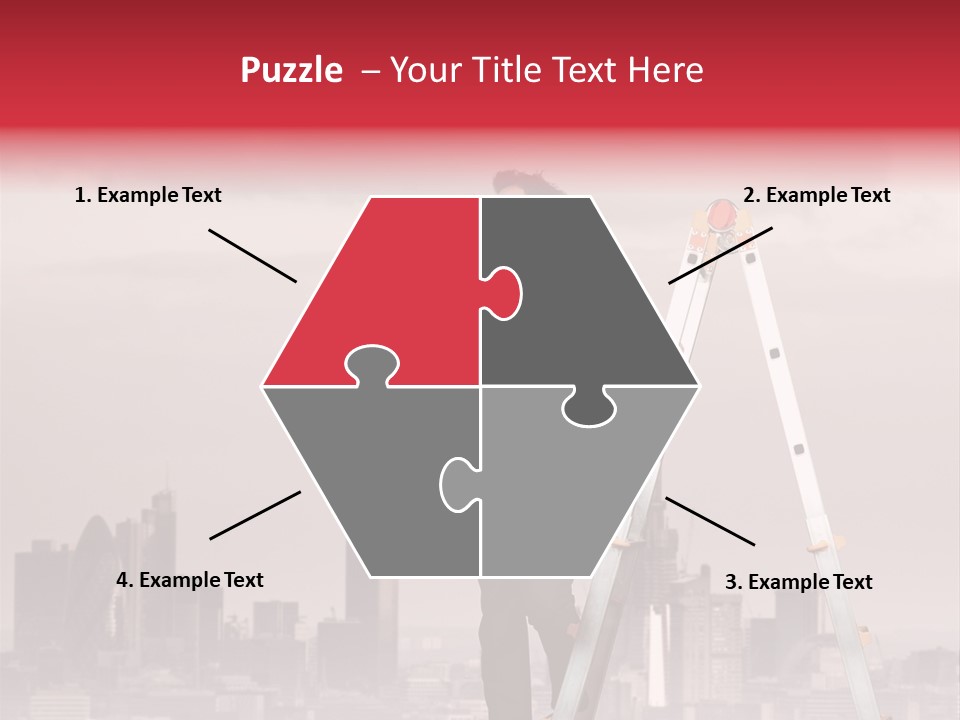 Executive Person Cloud PowerPoint Template