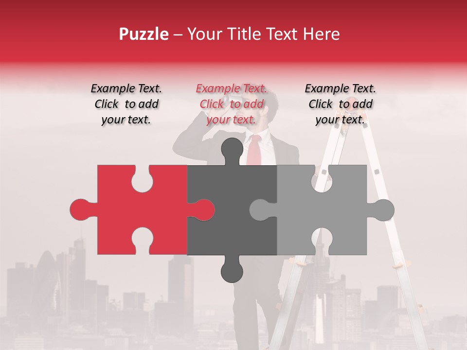 Executive Person Cloud PowerPoint Template