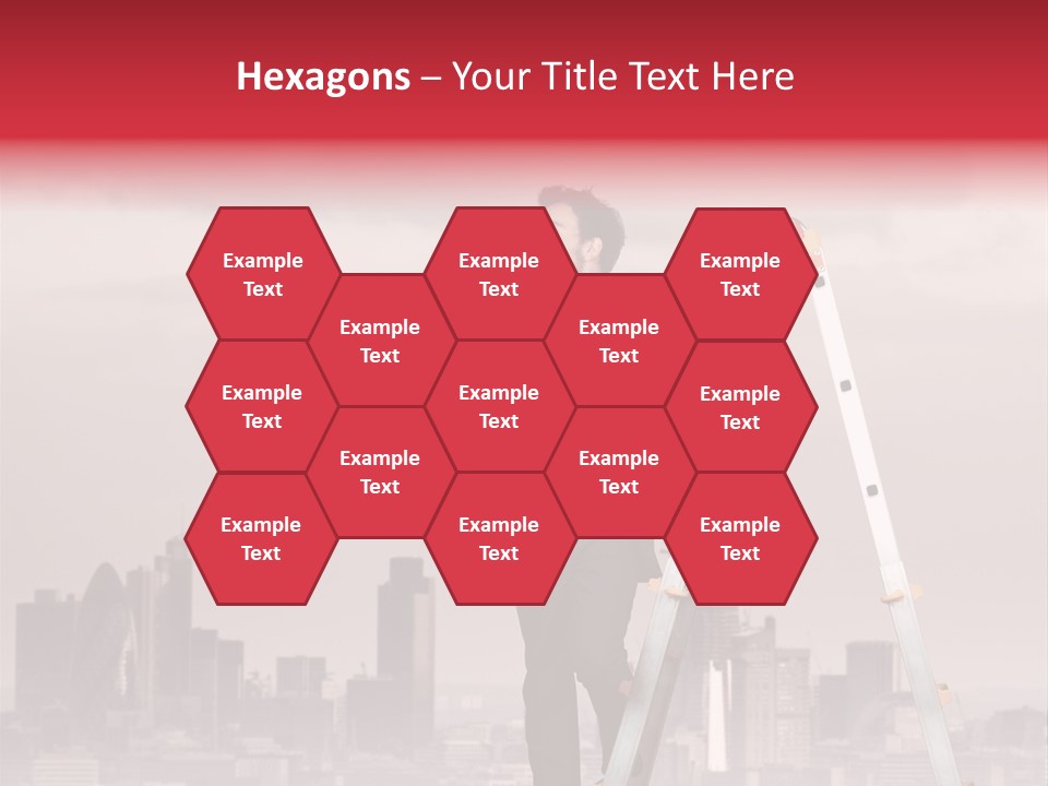 Executive Person Cloud PowerPoint Template