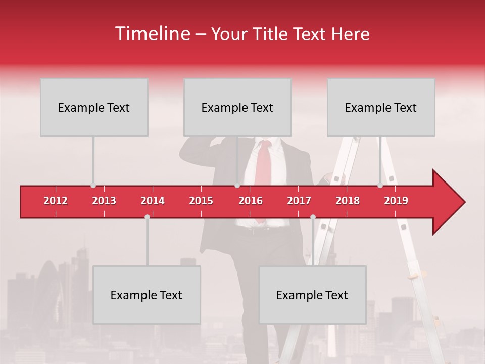Executive Person Cloud PowerPoint Template