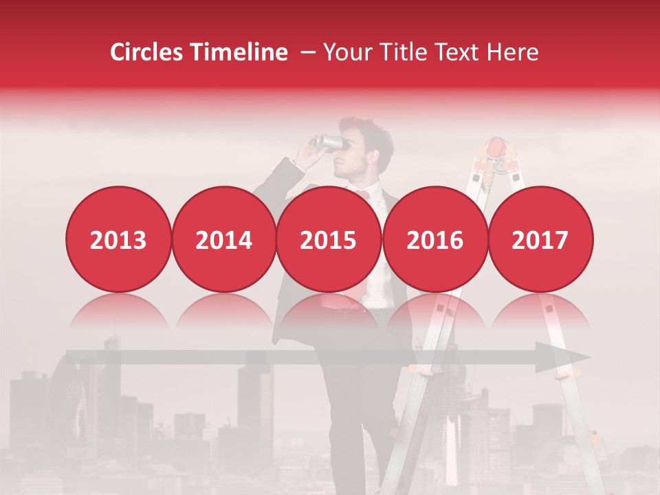 Executive Person Cloud PowerPoint Template