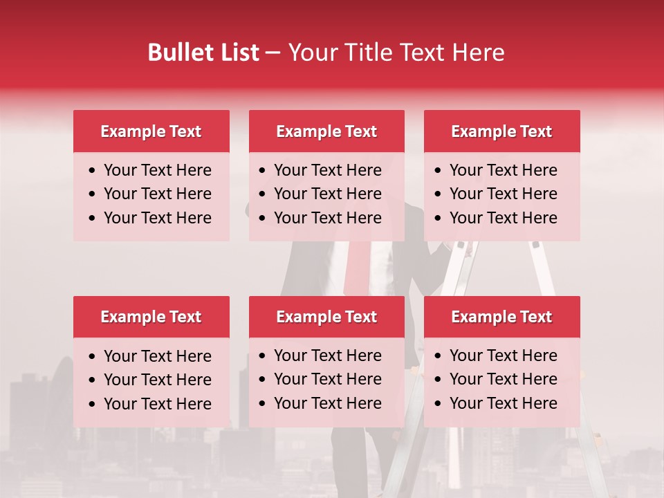 Executive Person Cloud PowerPoint Template