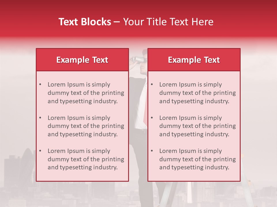 Executive Person Cloud PowerPoint Template
