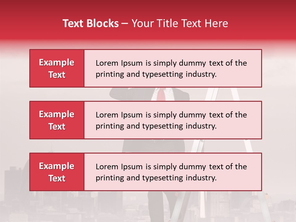 Executive Person Cloud PowerPoint Template