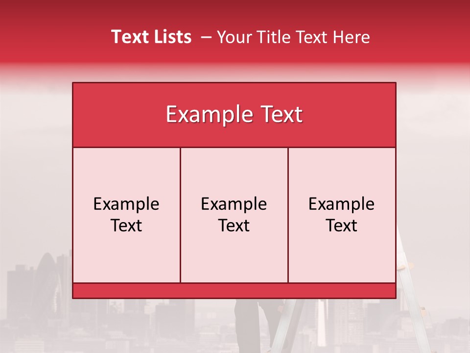 Executive Person Cloud PowerPoint Template