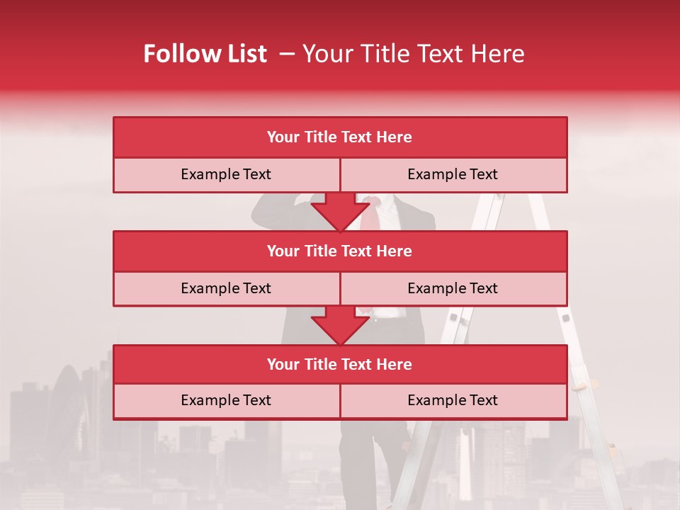 Executive Person Cloud PowerPoint Template