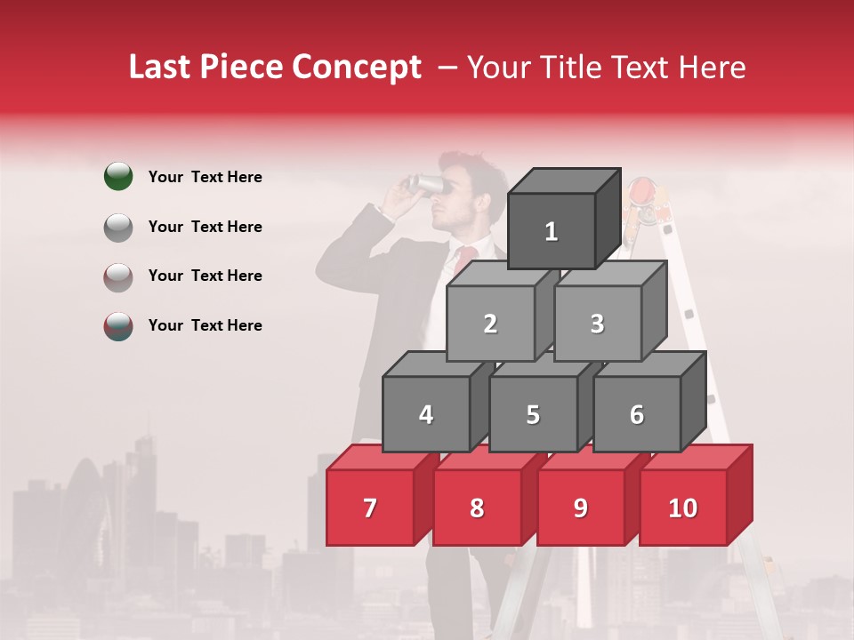 Executive Person Cloud PowerPoint Template