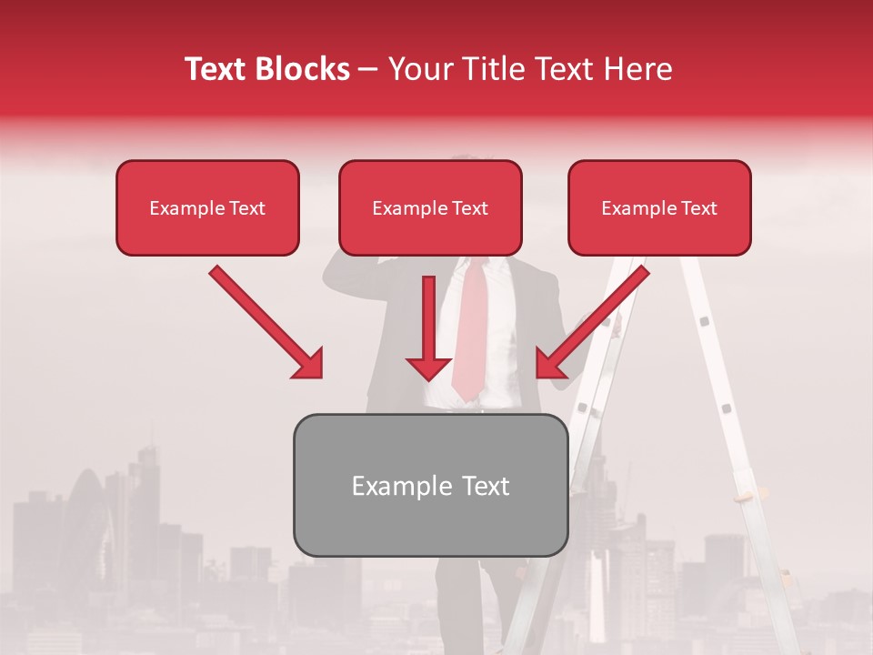 Executive Person Cloud PowerPoint Template