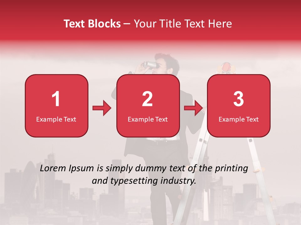 Executive Person Cloud PowerPoint Template