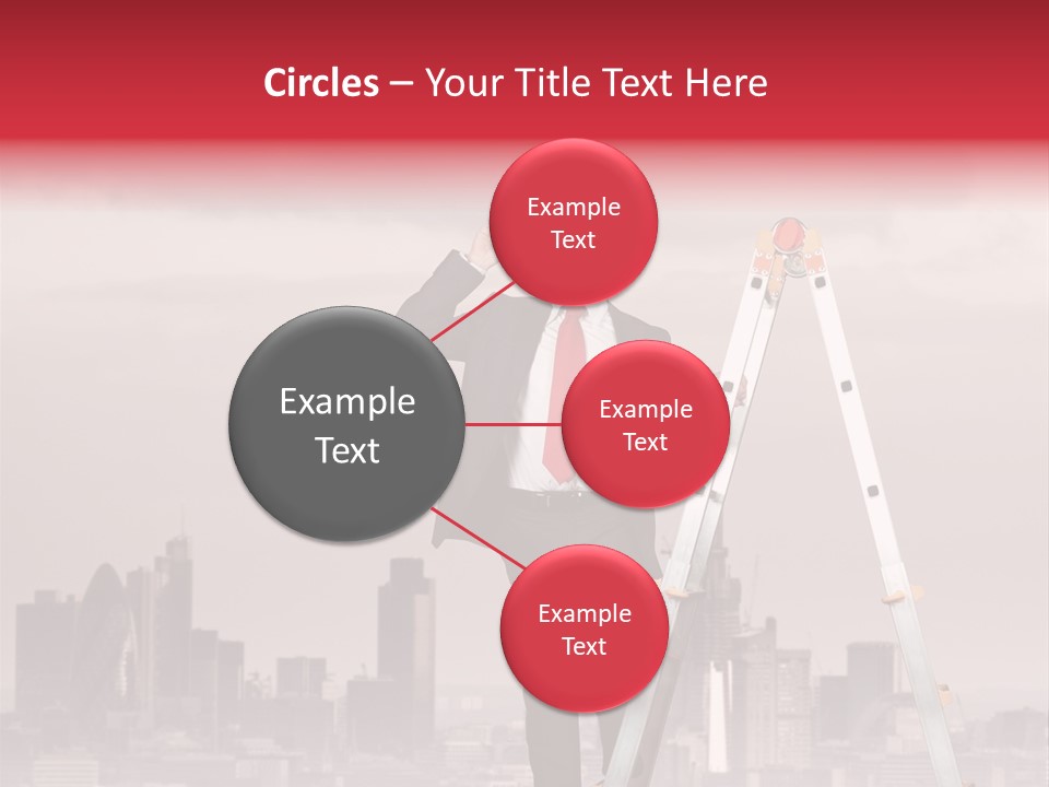 Executive Person Cloud PowerPoint Template