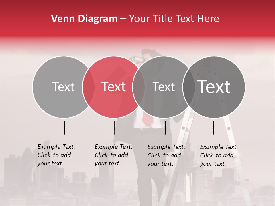 Executive Person Cloud PowerPoint Template