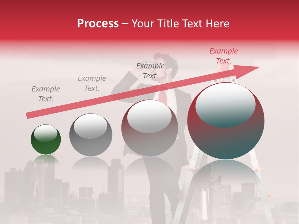 Executive Person Cloud PowerPoint Template
