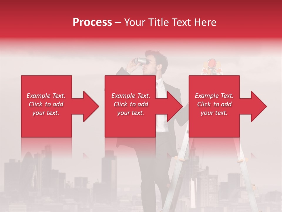 Executive Person Cloud PowerPoint Template