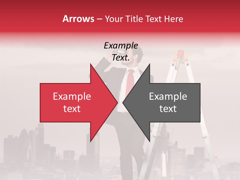 Executive Person Cloud PowerPoint Template