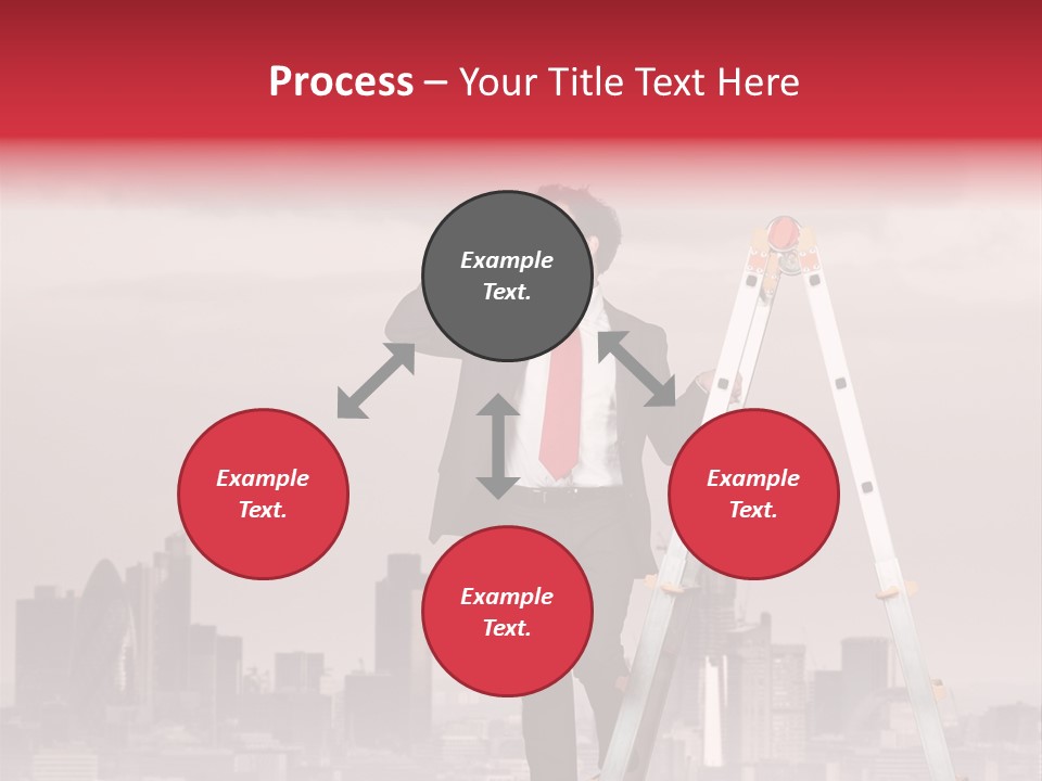 Executive Person Cloud PowerPoint Template
