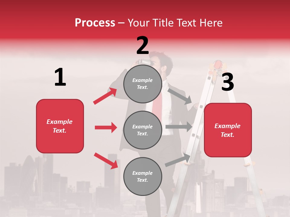 Executive Person Cloud PowerPoint Template