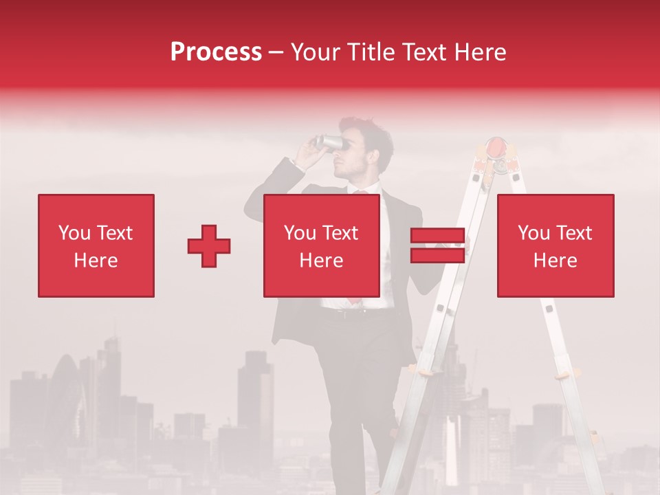 Executive Person Cloud PowerPoint Template