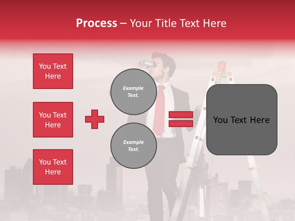 Executive Person Cloud PowerPoint Template