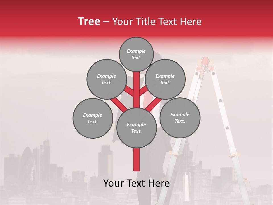 Executive Person Cloud PowerPoint Template