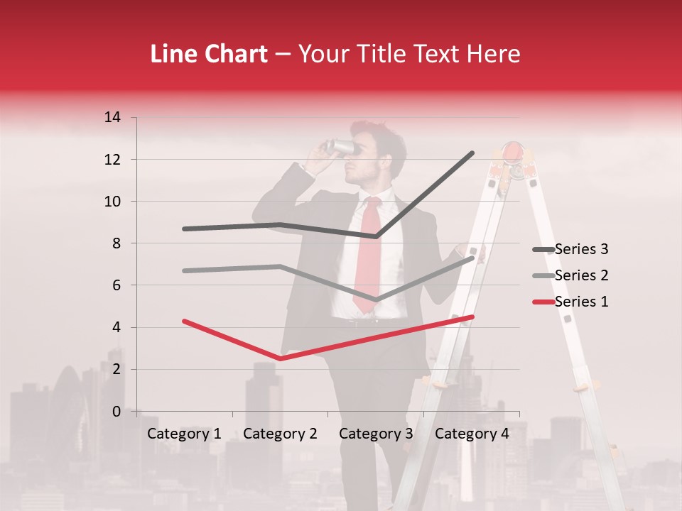Executive Person Cloud PowerPoint Template