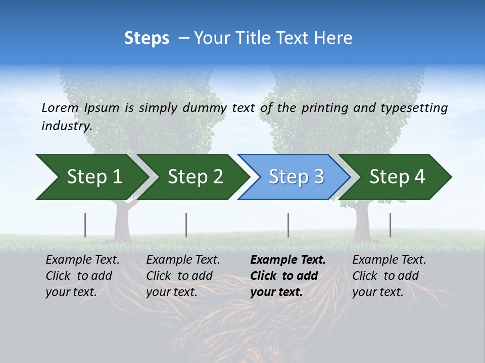 Guidance Growing Health PowerPoint Template