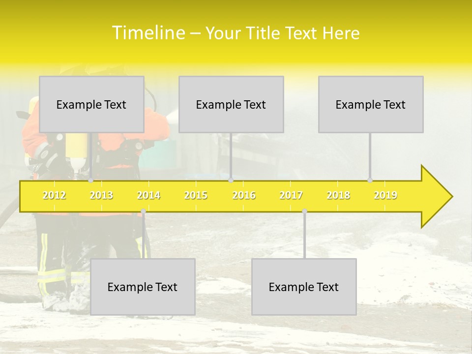 Fire Prevention Rescue Hose PowerPoint Template