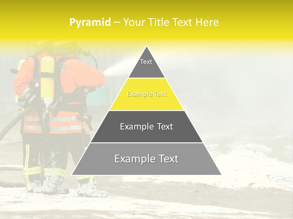 Fire Prevention Rescue Hose PowerPoint Template