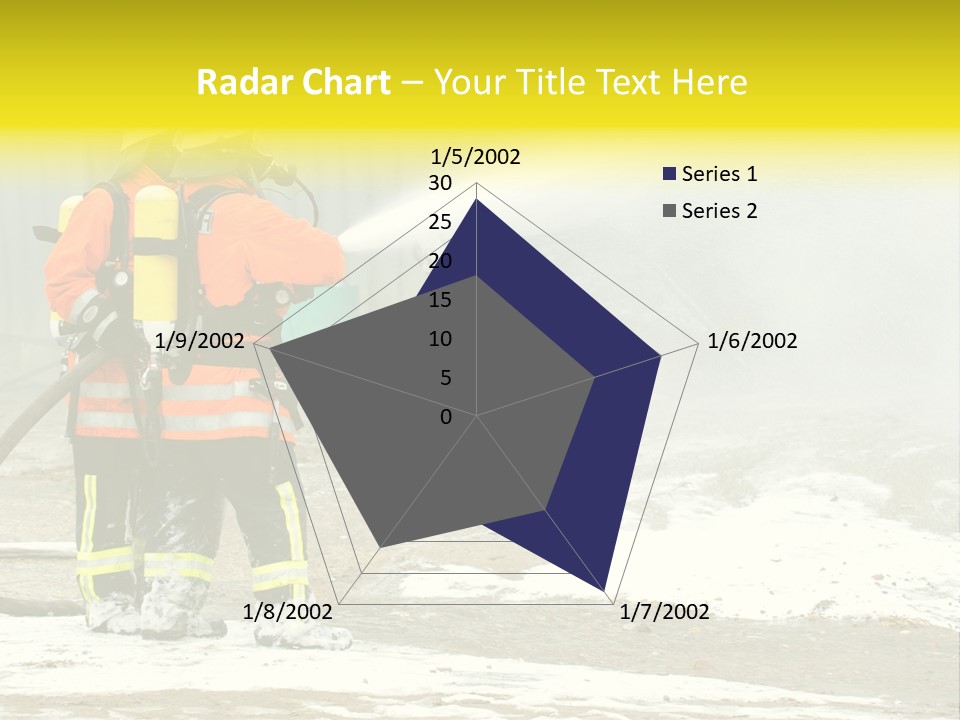 Fire Prevention Rescue Hose PowerPoint Template