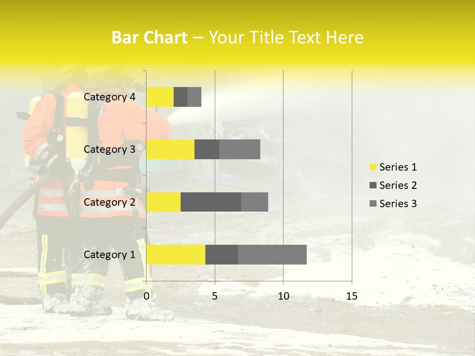 Fire Prevention Rescue Hose PowerPoint Template