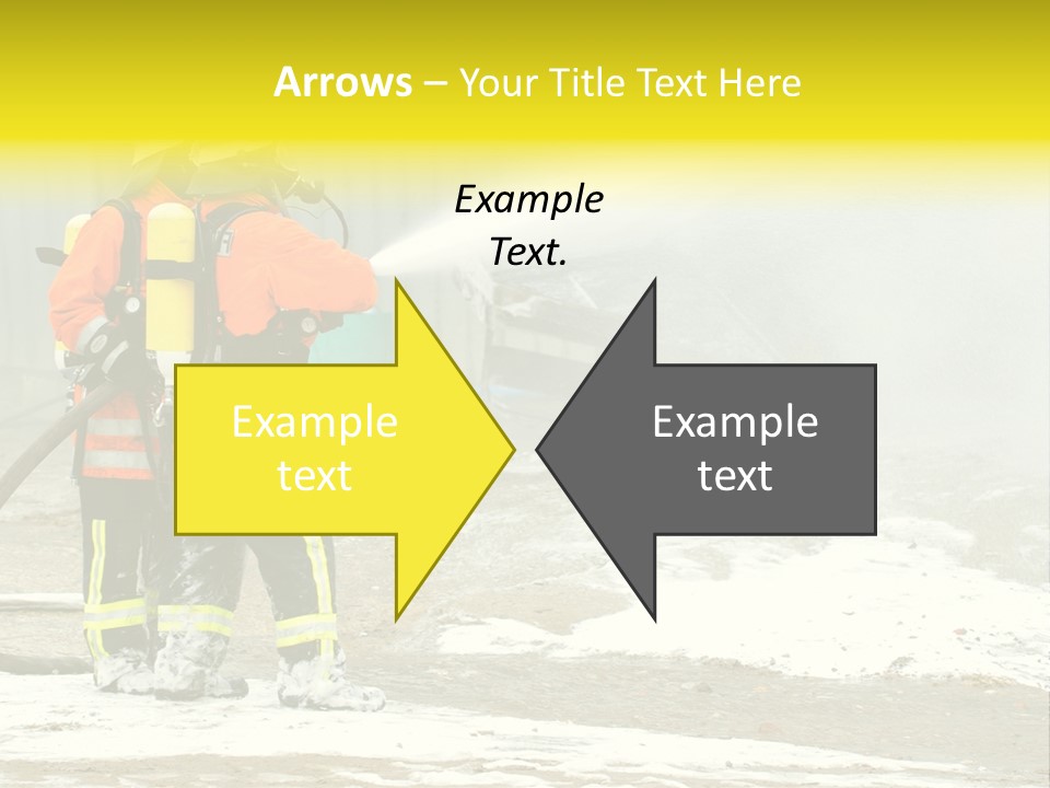 Fire Prevention Rescue Hose PowerPoint Template